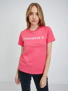 Converse CF STRIP WORDMARK SS TEE Damenshirt, rosa, größe S
