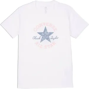 Converse CHUCK PATCH INFILL TEE Damenshirt, weiß, größe #1507469
