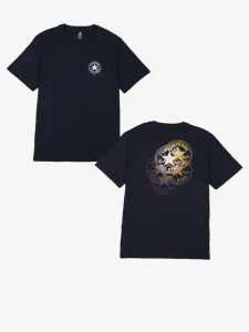 Converse CLASSIC FIT SEASONAL CHUCK PATCH NOVELTY TEE Unisex Shirt, schwarz, veľkosť S