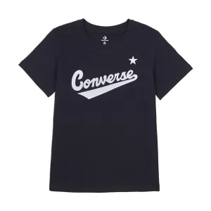Converse SCRIPTED WORDMARK TEE Damenshirt, schwarz, größe