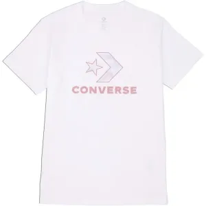 Converse SEASONAL STAR CHEVRON SS TEE Damenshirt, weiß, größe