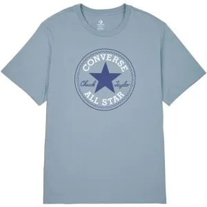 Converse STANDARD FIT CENTER FRONT CHUCK PATCH CORE TEE Unisex Shirt, hellblau, größe