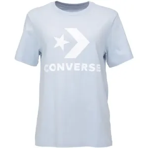 Converse STANDARD FIT CENTER FRONT LARGE LOGO STAR CHEV SS TEE Unisex Shirt, hellblau, größe