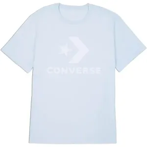 Converse STANDARD FIT CENTER FRONT LARGE LOGO STAR CHEV SS TEE Unisex Shirt, hellblau, größe