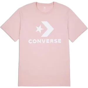 Converse STANDARD FIT CENTER FRONT LARGE LOGO STAR CHEV SS TEE Unisex Shirt, rosa, größe