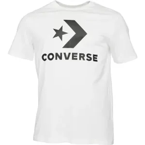Converse STANDARD FIT CENTER FRONT LARGE LOGO STAR CHEV SS TEE Unisex Shirt, weiß, größe #1213345