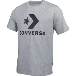 Converse STAR CHEVRON TEE Herren Shirt, grau, veľkosť L