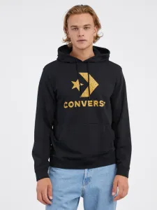 Converse Go-To Star Chevron Sweatshirt Schwarz
