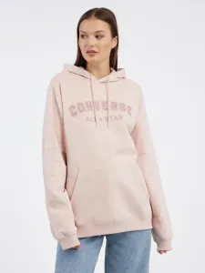 Converse Go-To Wordmark Sweatshirt Rosa