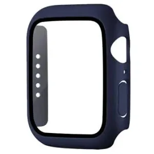 COTEetCI Polycarbonat Gehäuse mit Bildschirmschutz für Apple Watch 7 - 41 mm - blau