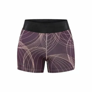 Elastische Shorts für Damen CRAFT Kernessenz Hot Pants lila mit Rosa 1908773-435721