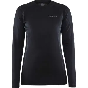 Craft CORE WARM BASELAYER LS Damen Funktionsshirt, schwarz, veľkosť XL