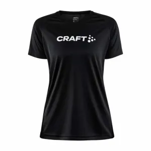 Damen-T-Shirt CRAFT ADER Unify-Logo schwarz 1911785-999000