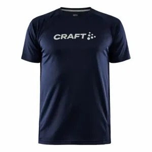Männer funktional hemd CRAFT CORE Unify-Logo dunkelblau 1911786-396000