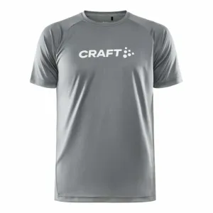 Männer funktional hemd CRAFT CORE Unify-Logo grau 1911786-935000