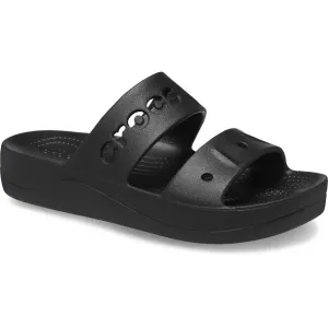 Crocs BAYA PLATFORM SANDAL Damen Pantoffeln, schwarz, veľkosť 39/40