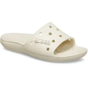 Crocs CLASSIC CROCS SLIDE Unisex Pantoffeln, beige, veľkosť 38/39