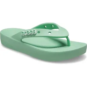 Crocs CLASSIC PLATFORM FLIP W Damen Flip Flops, hellgrün, größe 36/37