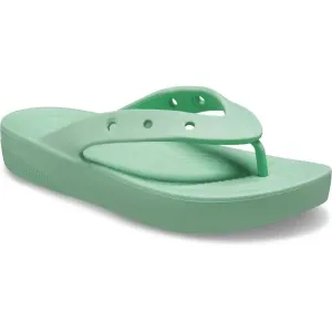 Crocs CLASSIC PLATFORM FLIP W Damen Flip Flops, hellgrün, größe 37/38