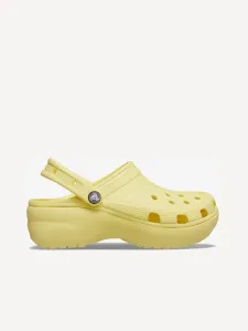 Crocs Classic Platfrorm Pantoffeln Gelb