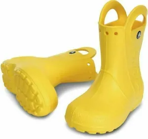 Crocs HANDLE IT RAIN BOOT KIDS Kinderstiefel, gelb, größe 23/24