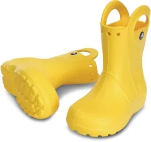 Crocs HANDLE IT RAIN BOOT KIDS Kinderstiefel, gelb, größe 24/25