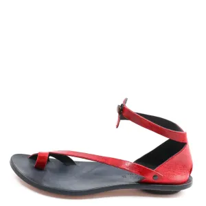 CYDWOQ, Tomcat Damen-Sandale, schwarz-rot Größe 36
