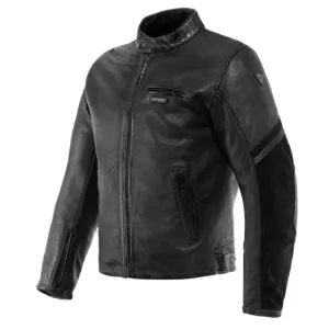 Dainese Merak Leather Schwarz Jacke Größe 48