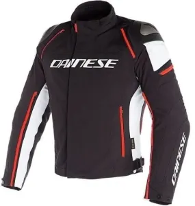Dainese Racing 3 D-Dry Black/White/Fluo Red 54 Textiljacke