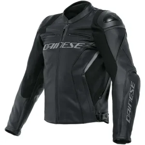 Dainese Racing 4 Leather Jacket S/T Black Black Größe 122