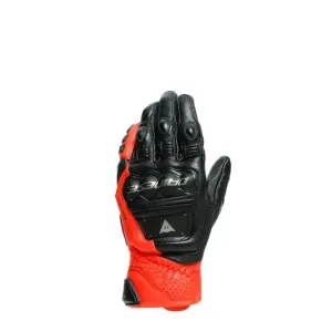Dainese 4-Stroke 2 Schwarz Fluo Rot Handschuhe Größe 2XL