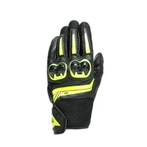 Dainese Mig 3 Unisex Schwarz Fluo Gelb Handschuhe Größe S