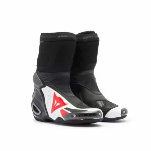 Dainese Axial 2 Air Boots Black White Lava Red Größe 40