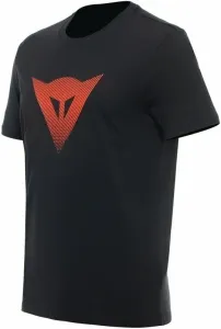 Dainese T-Shirt Logo Black/Fluo Red S Angelshirt