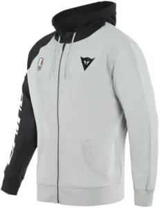 Dainese Racing Service Full-Zip Glacier Gray/Black S Sweatshirt