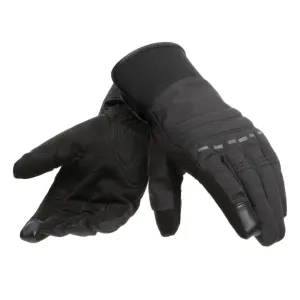Dainese Stafford D-Dry Schwarz Anthrazit Handschuhe Größe S