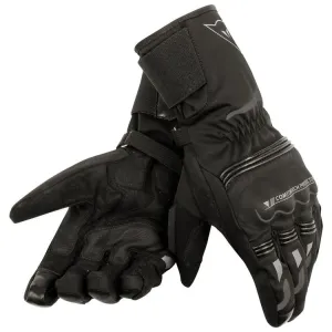 Dainese Tempest Unisex D-Dry Schwarz Long Handschuhe Größe L