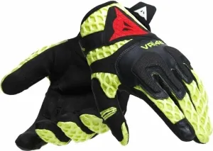 Dainese VR46 Talent Gloves Black/Fluo Yellow/Fluo Red 2XL Motorradhandschuhe