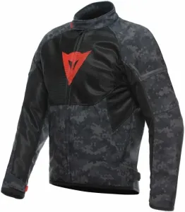 Dainese Ignite Air Tex Jacket Camo Gray/Black/Fluo Red 44 Textiljacke