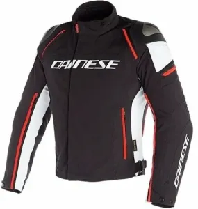 Dainese Racing 3 D-Dry Black/White/Fluo Red 62 Textiljacke