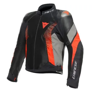 Dainese Super Rider 2 Absoluteshell™ Jacket Black/Dark Full Gray/Fluo Red 44 Textiljacke