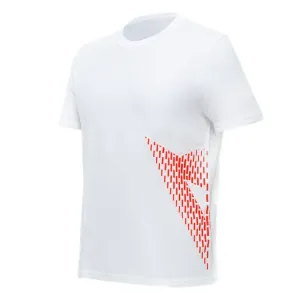 Dainese Dainese T-Shirt Big Logo White Fluo Red Größe XS
