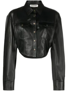DARKPARK - Bianca Cropped Leather Jacket
