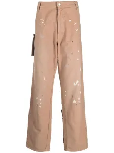 DARKPARK - Indron Painted Canvas Trousers #217273