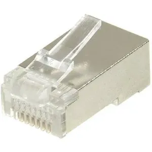 Stecker 10er-Pack, Datacom, RJ45 CAT 5 E, STP, 8P8C, geschirmt, ohne Kabel