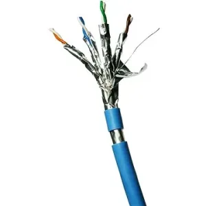 Datacom F / FTP-Kabel CAT6A LSOH, Eca 100 m, blaue Ummantelung