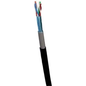 Datacom FTP Kabel CAT5E PVC+PE 305m Spule schwarz 2-OUTDOOR