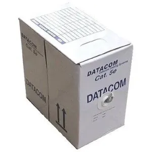 Datacom, gestrandet (Litze), CAT5 UTP, 305 Meter / box rot