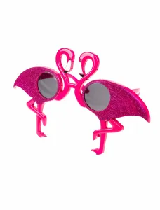 Kostümzubehör Brille Flamingo Farbe: pink