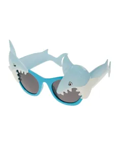 Kostümzubehör Brille Hai Farbe: blau